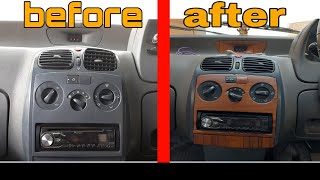 Wrap a car interiordiy car interior modificationvinyl wrap🔥🔥🔥🔥 [upl. by Naujal167]