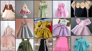 Floral Unique Stylish Baby Girl FrocksUpper Style Frocks DesignsWinter Febric Fancy Dresses [upl. by Abba386]