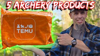 5 Archery TEMU items that you need for your home archery bench [upl. by Odel]