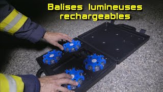 Signalisation Lumineuse de Sécurité  Balises lumineuses rechargeables [upl. by Schofield]