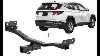 Curt Trailer Hitch Install 2024 Hyundai Tucson [upl. by Aratihc]