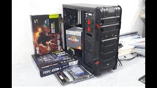 RYZEN 3 2200G  GTX 1050 TI  PC MONTAJ [upl. by Porte478]