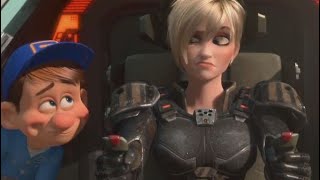 Wreck it Ralph 2012Felix and Sergeant Calhoun love scene [upl. by Zetes]