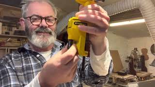 48 violin workshop tools  Stanley adjustable vice 183069  How to improve it [upl. by Ardnovahs696]