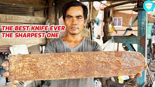 HOW TO MAKE​​ KNIFE FROM CHAINSAW [upl. by Chatwin]