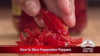 How to Slice Peppadew Peppers [upl. by Enimasaj]