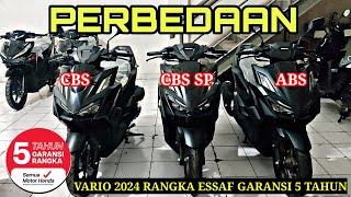 VARIO 160 TERBARU 2024 TERBAGI 3 HARGA GARANSI RANGKA ESSAF 5 TAHUN [upl. by Orose]