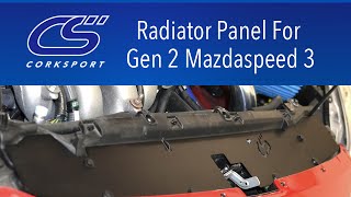 CS Radiator Panel for 20102013 Mazdaspeed 3 [upl. by Schell139]