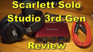 Scarlett Solo Studio 3rd Gen Review [upl. by Tamas]