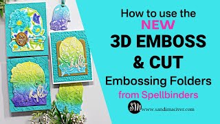 How to use the NEW 3D Emboss and Cut Folders from Spellbinders [upl. by Festatus]