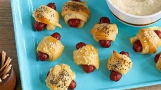 Pigs in a Blanket  Food Network [upl. by Nai647]