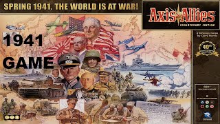 Axis amp Allies Anniversary Ed 1941 Game Episode 1 [upl. by Vitkun]