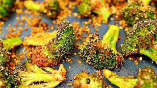 Easy Garlic Parmesan Roasted Broccoli Recipe  How to Roast Broccoli [upl. by Nhguavoj]