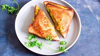 Mumbai Masala Toast Recipe [upl. by Harts]