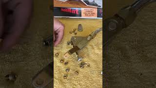 Installing a Lokar Shifter on a TH350 restoration automotive olds classiccars shorts [upl. by Wayne]