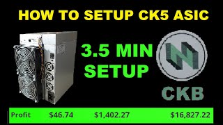 Goldshell CK5 ASIC Miner Setup under 4 Minutes  Add Pool amp Hashing Home Crypto Mining Pools [upl. by Sybille]