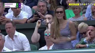 Jelena Djokovic Wimbeldon 2018 [upl. by Leola684]