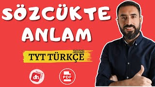 SÖZCÜKTE ANLAM Full 📌 TYT Türkçe 2023 Deniz Hoca PDF 📘📕 [upl. by Ailem676]