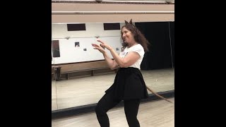 Demon Kitty Rag by Katzenjammer fun easy choreo by ellen weiss [upl. by Akahs]