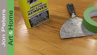 How To Strip and Refinish a Wooden Countertop [upl. by Anabel820]