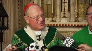 Full Press Conference Cardinal Dolan and Father Barron on Pope Francis 92213 [upl. by Enilhtak983]