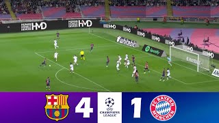 Barcelona vs Bayern Munich 41  2024 Champions League  Match Highlights [upl. by Callahan]