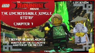 Lego Ninjago Movie Videogame Location 4  The Uncrossable Jungle STORY  HTG [upl. by Oiluarb]