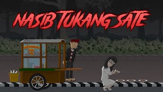 Nasib Tukang Sate  Animasi Horor Misteri  WargaNet Life [upl. by Eirrehs]