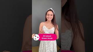 What are Sheet masks for  Dermatologist l dr aanchal Panth [upl. by Gamin795]