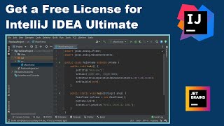 Get a Free License for IntelliJ IDEA Ultimate and all JetBrains Products for Students and Teachers [upl. by Aseek]