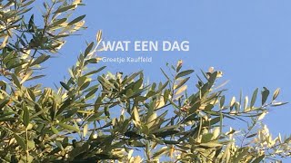 WAT EEN DAG  Greetje Kauffeld [upl. by Lowrie526]