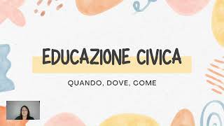 Domanda estratta prova orale concorso docenti scuola primaria  Educazione civica  legge n 922019 [upl. by Okiron]