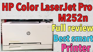 HP Color LaserJet Pro M252n full review I best color printer for office  home  shop I Toner 201A [upl. by Nelleyram]