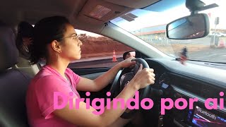 Dirigindo carro automático errei na rotatória de novo 😩 dirigindo ansiedade [upl. by Tristas]