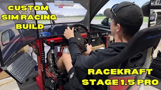 Custom RaceKraft Stage 15 Pro Racing Sim Build [upl. by Glaab]