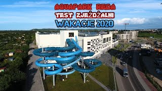 Aquapark Reda  Wszystkie Zjeżdżalnie  Wakacje 2020 [upl. by Peregrine]