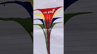 Thread Painting😱 viral trending shorts handmade drawing art [upl. by Tenn]