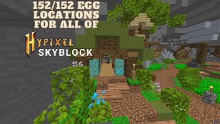 152152 Chocolate Egg locations  Hypixel Skyblock [upl. by Colinson508]