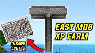 Minecraft  EASY MOB XP FARM TUTORIAL  100 Working 118 [upl. by Adnole721]