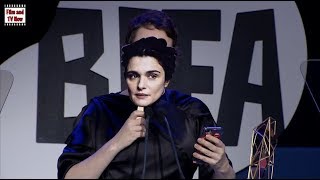 Olivia Colman delivers hilarious speech on behalf of Rachel Weisz at BIFA Awards [upl. by Snehpets]