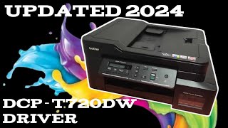 2024 Updated How to download Brother Printer DCPT720DW [upl. by Ragde862]