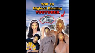 TOP 10 PinakaMalaking Kita sa Youtube 💰 [upl. by Nahtanha]