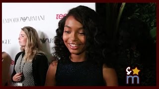 Yara Shahidi Reveals quotBlackishquot Funny Set Moments [upl. by Yemrots664]