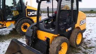 JCB 160 Radlader Skid Steer Loaders Bagger Baumaschine Kraft Baugerät Spezialwerkzeug [upl. by Oirromed464]