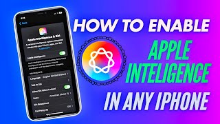 APPLE INTELLIGENCE Activated Get AI in Your iPhone X 11 12 13 and 14 Series Now 🔥🔥🔥 [upl. by Ashla127]