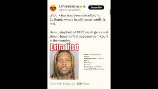 Lil Durk Extradited To California [upl. by Kemme907]