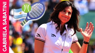 GABRIELA SABATINI  Carrera títulos y logros de la mejor tenista argentina de la historia [upl. by Akcimahs334]