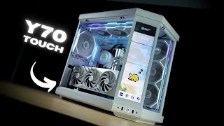 The DREAM all white PC build ft HYTE Y70 touch [upl. by Ginsburg]