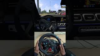 Driving MercedesBenz GLS Maybach in Traffic  Euro Truck Simulator 2  Steering wheel gameplay [upl. by Sonahpets989]