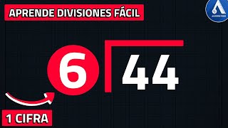 🔴 DIVISIÓN DE UNA CIFRA  DIVISIONES de UNA CIFRA Super fácil [upl. by Atsuj]